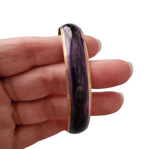 Avon Purple and Gold Bracelet - Picture 4 of 5